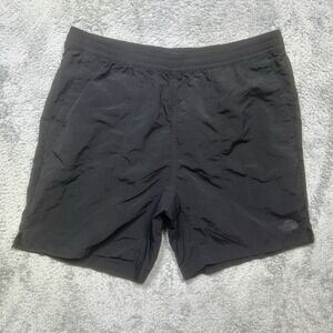 North‎ Face Shorts Mens L Black Pull On Adventure Drawstring Trunks Hiking Nylon